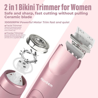 Trimra Dual-Head Women’s Electric Shaver